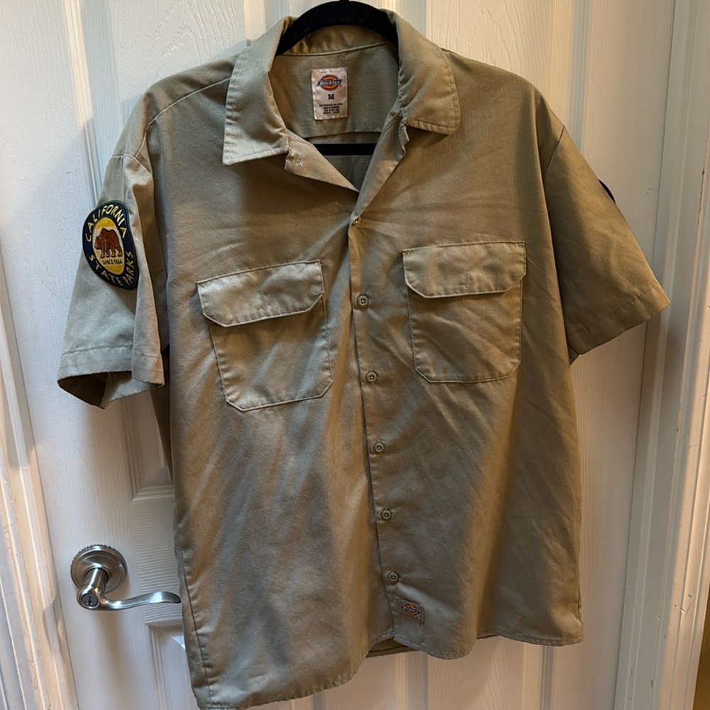 California State Parks Uniform Dickies Short Sleeve Work Shirt